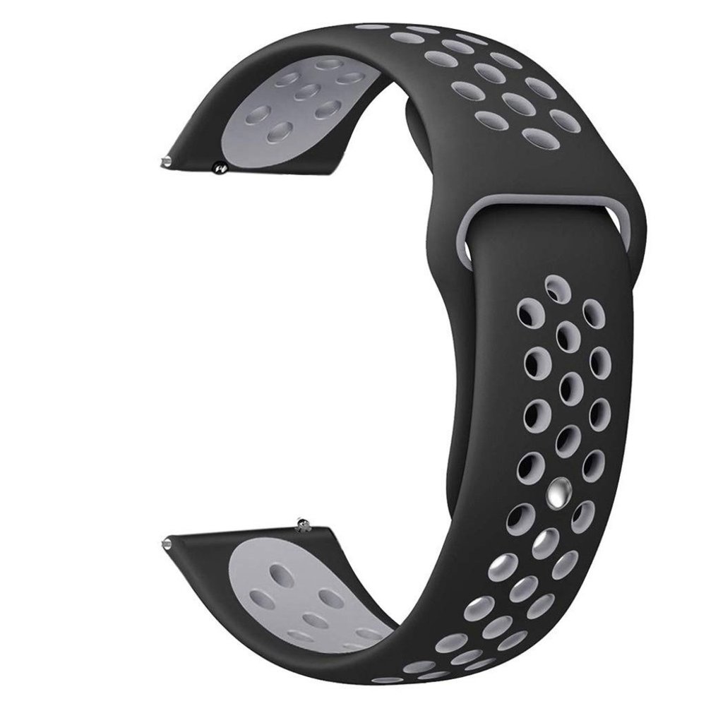 Sport Style Silicone Watch Band with Quick Release for 20 or 22 mm